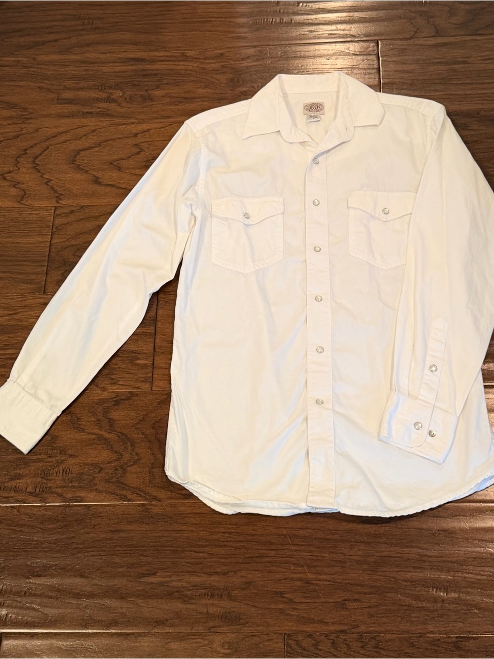 Gibson White Men's Casual Button-Down Shirt